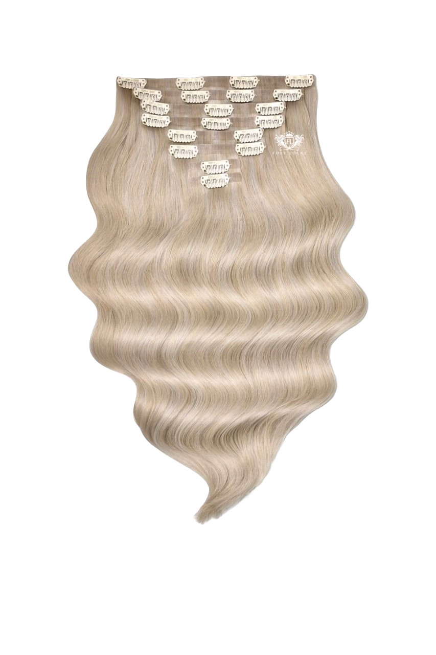 Iced Latte - Seamless Clip In Remy Human Hair Extensions | Foxy Locks