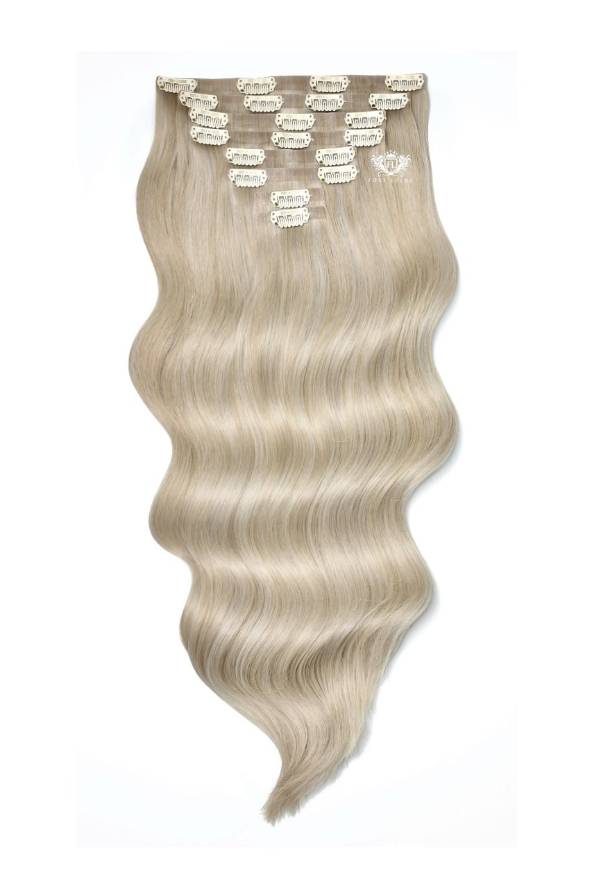 Iced Latte - Seamless Clip In Remy Human Hair Extensions | Foxy Locks