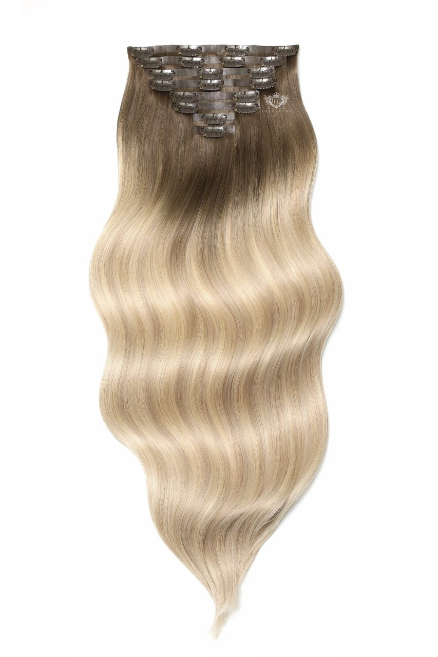 Santorini Blonde - Seamless Clip In Remy Human Hair Extensions | Foxy Locks