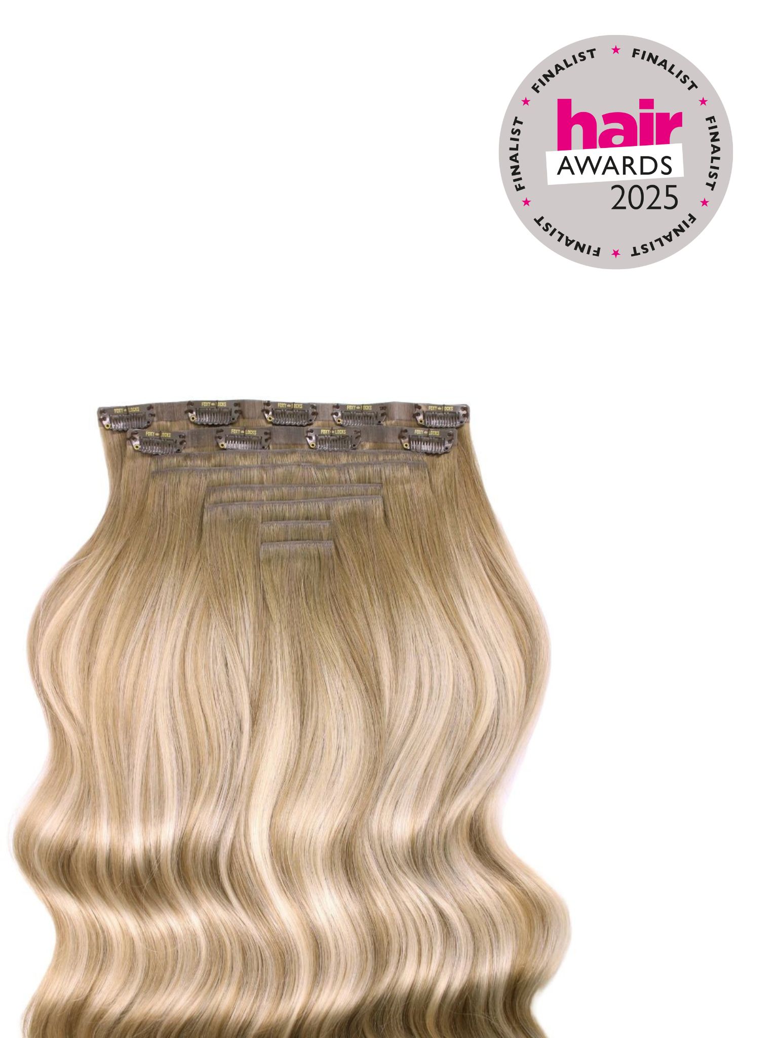 Creme Brulee - Invisible 20" Deluxe Clip In Remy Human Hair Extensions 200g