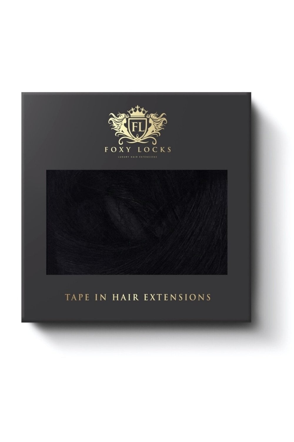 Jet Black LiteTape® Hair Extensions | Tape In