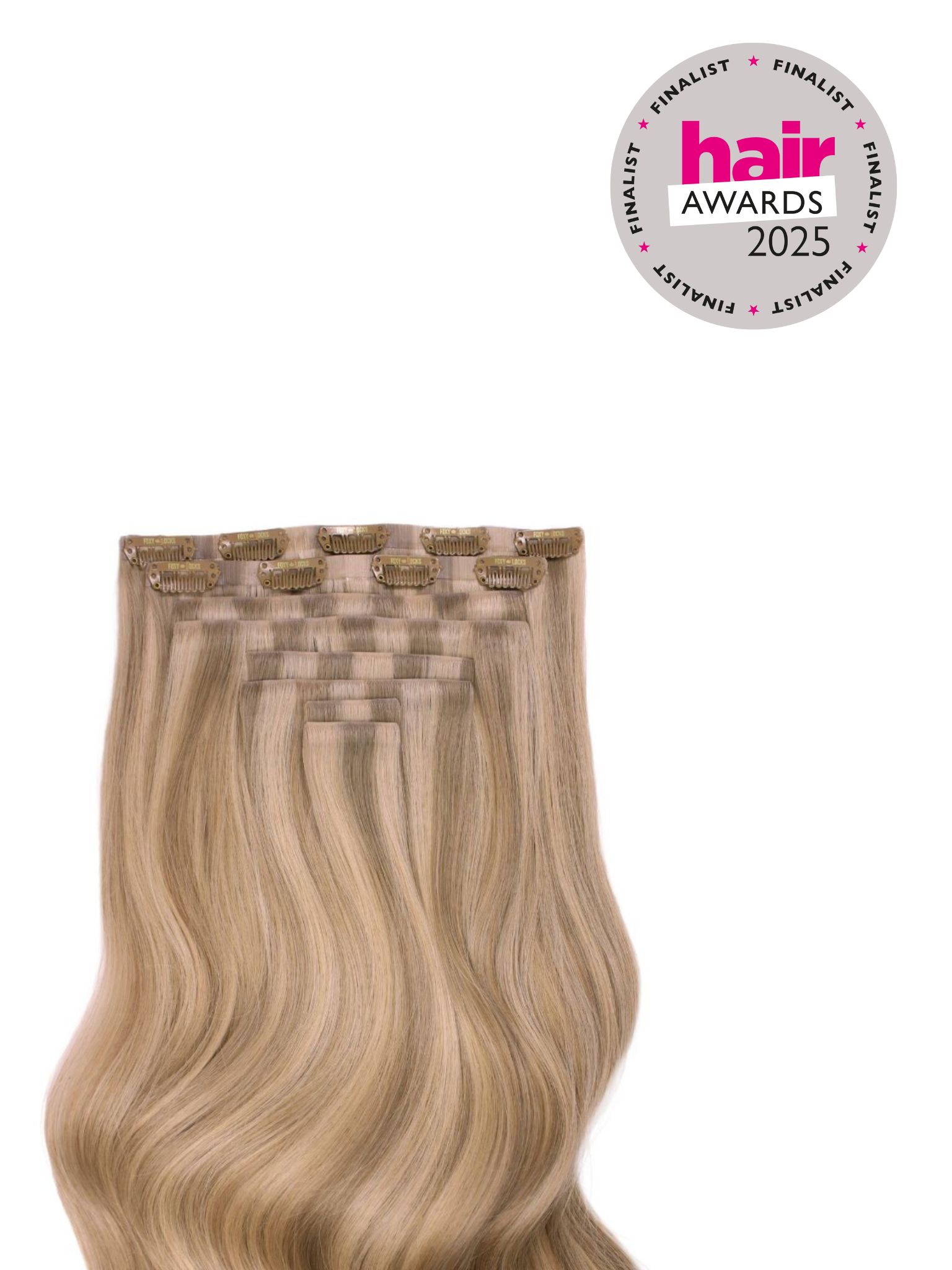 Cappuccino - Invisible 20" Deluxe Clip In Remy Human Hair Extensions 200g