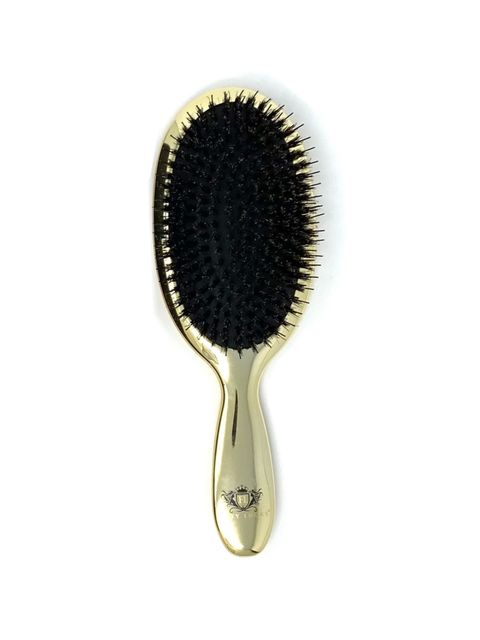 Foxy Locks Deluxe Gold Plated Large Paddle Brush
