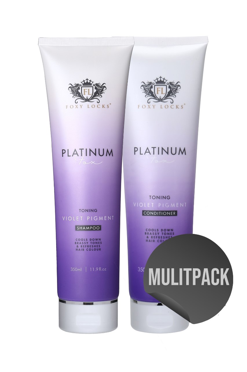 Platinum Fox Violet Pigment Toning Shampoo & Conditioner