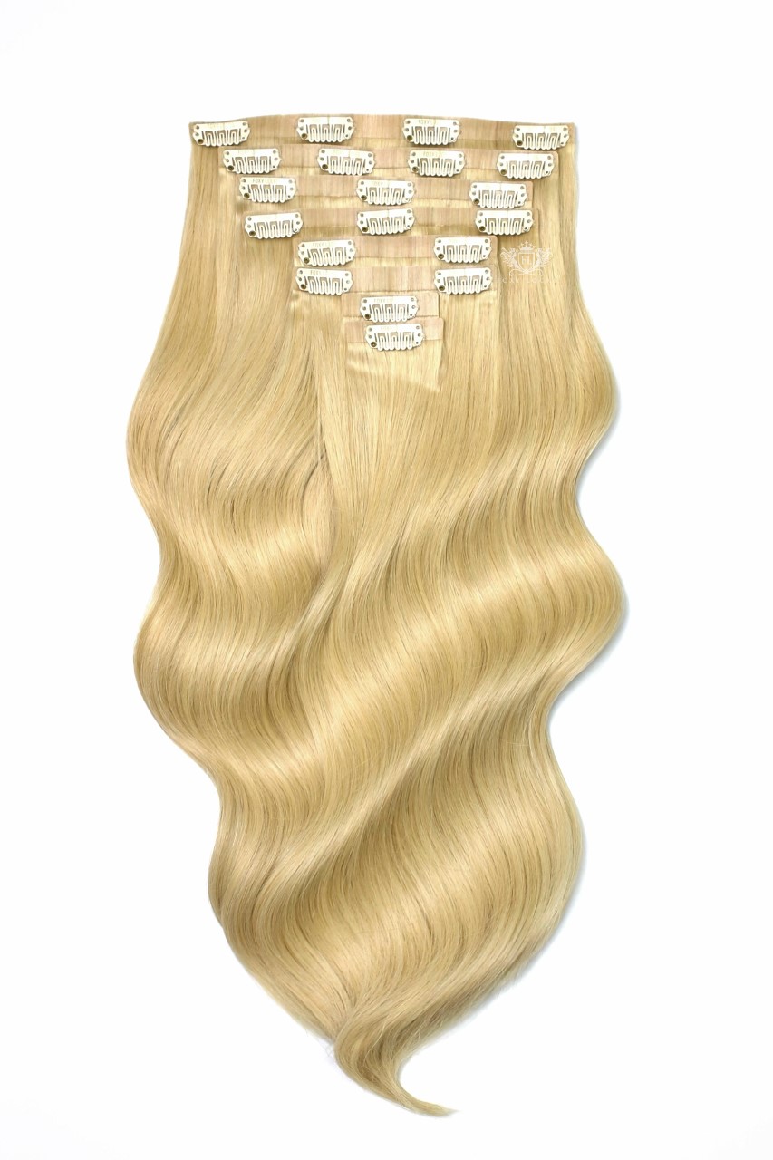 Mahogany - Deluxe 20 Silk Seamless Clip In Human Hair Extensions