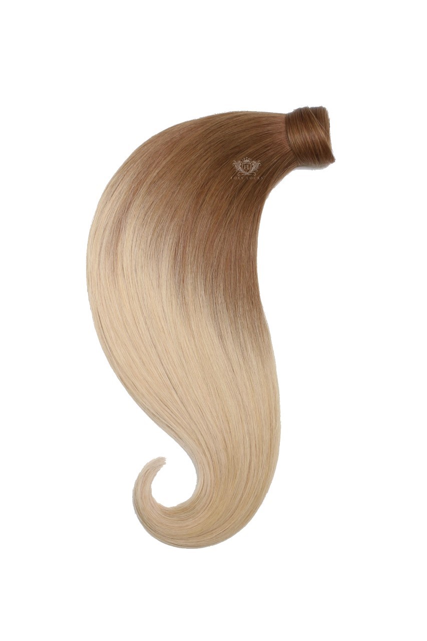 Honey Spice Ombre Wrap Ponytail Clip In Hair Extensions