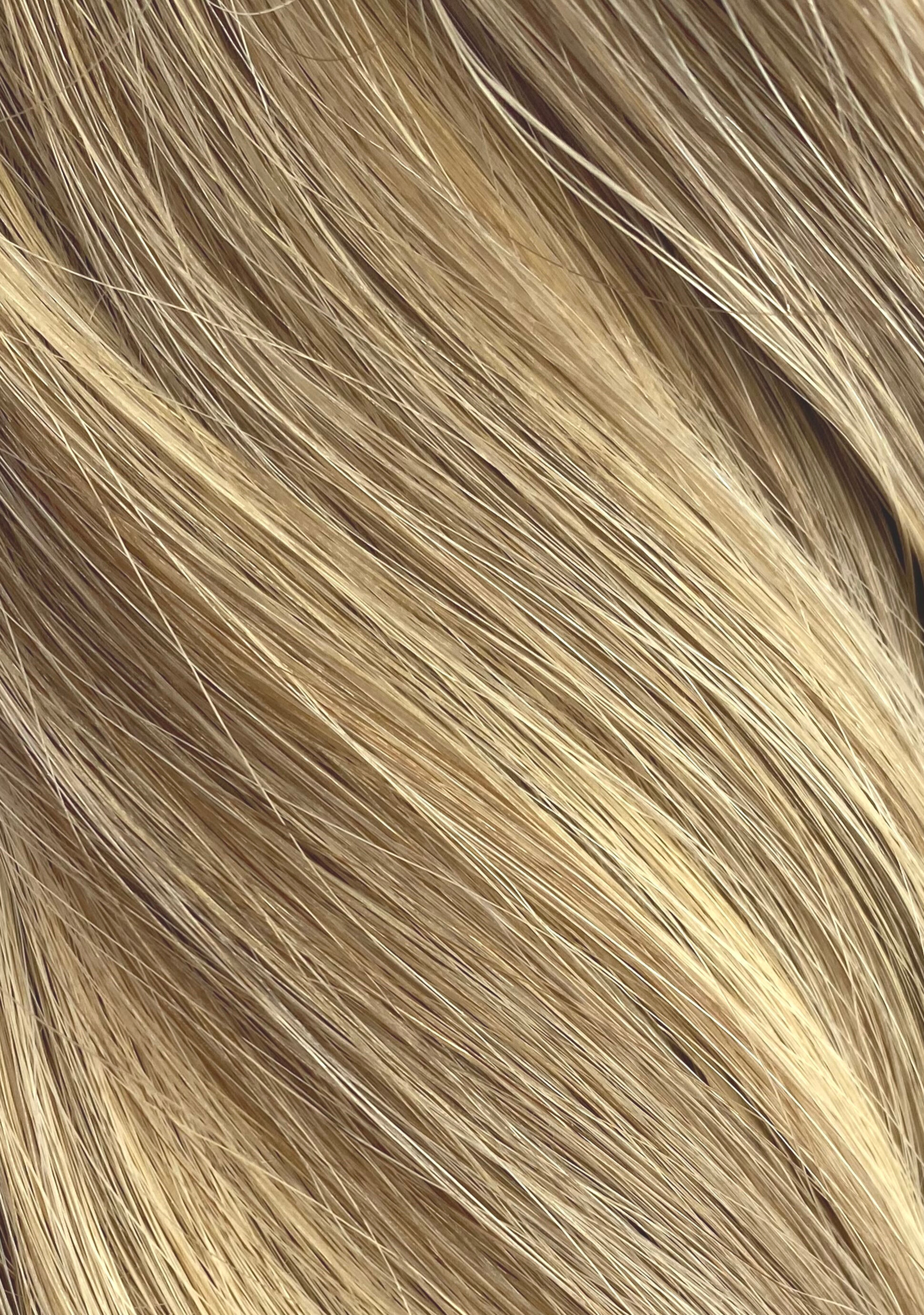 Cappuccino - Double Wefted Lace Full Head Clip in Human Hair Extensions