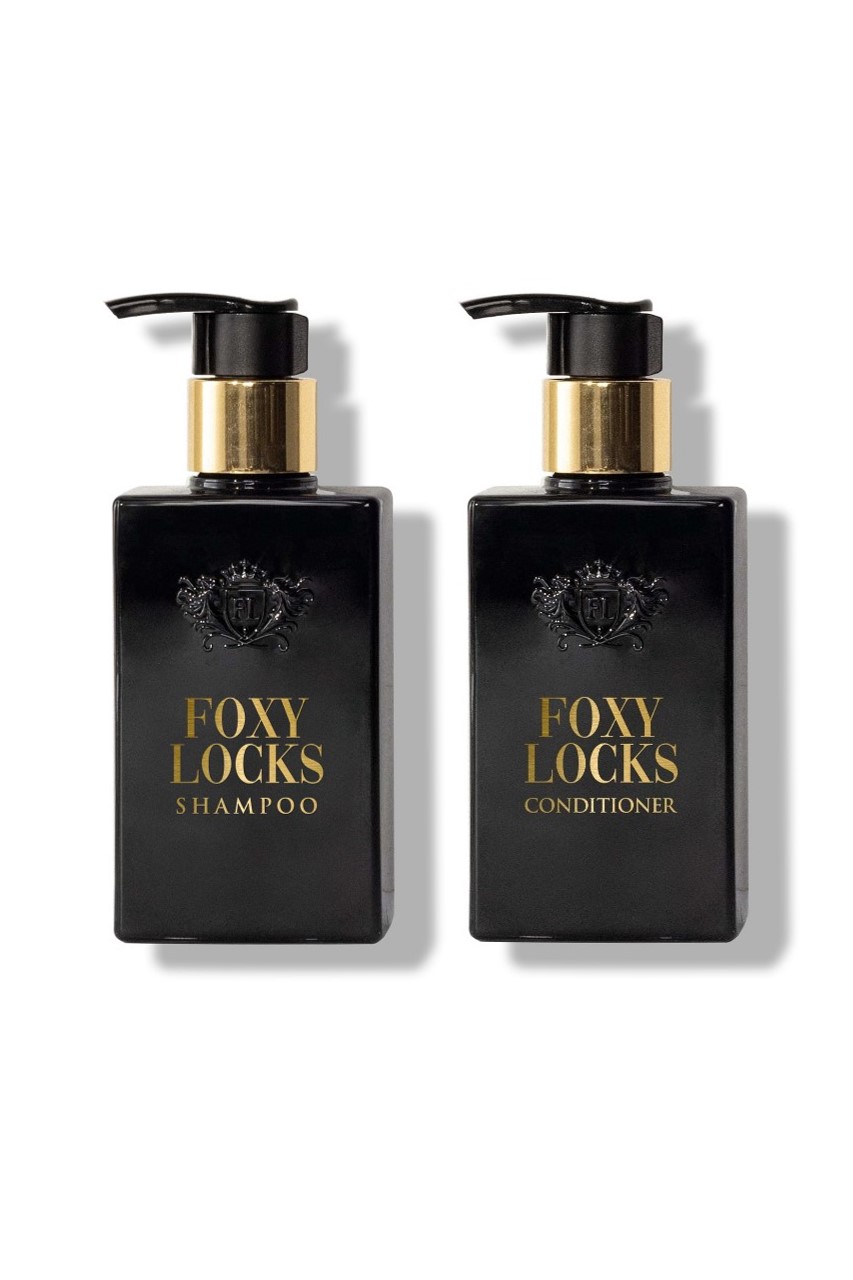 Foxy Locks Luxury DUO Shampoo + Conditioner - infused with Argan oil 180ml
