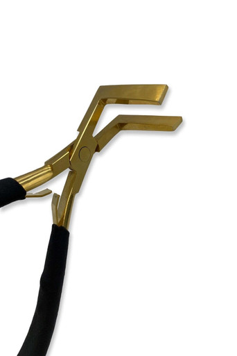 Pro Press Tape In Hair Extension Clamp Pliers | Gold