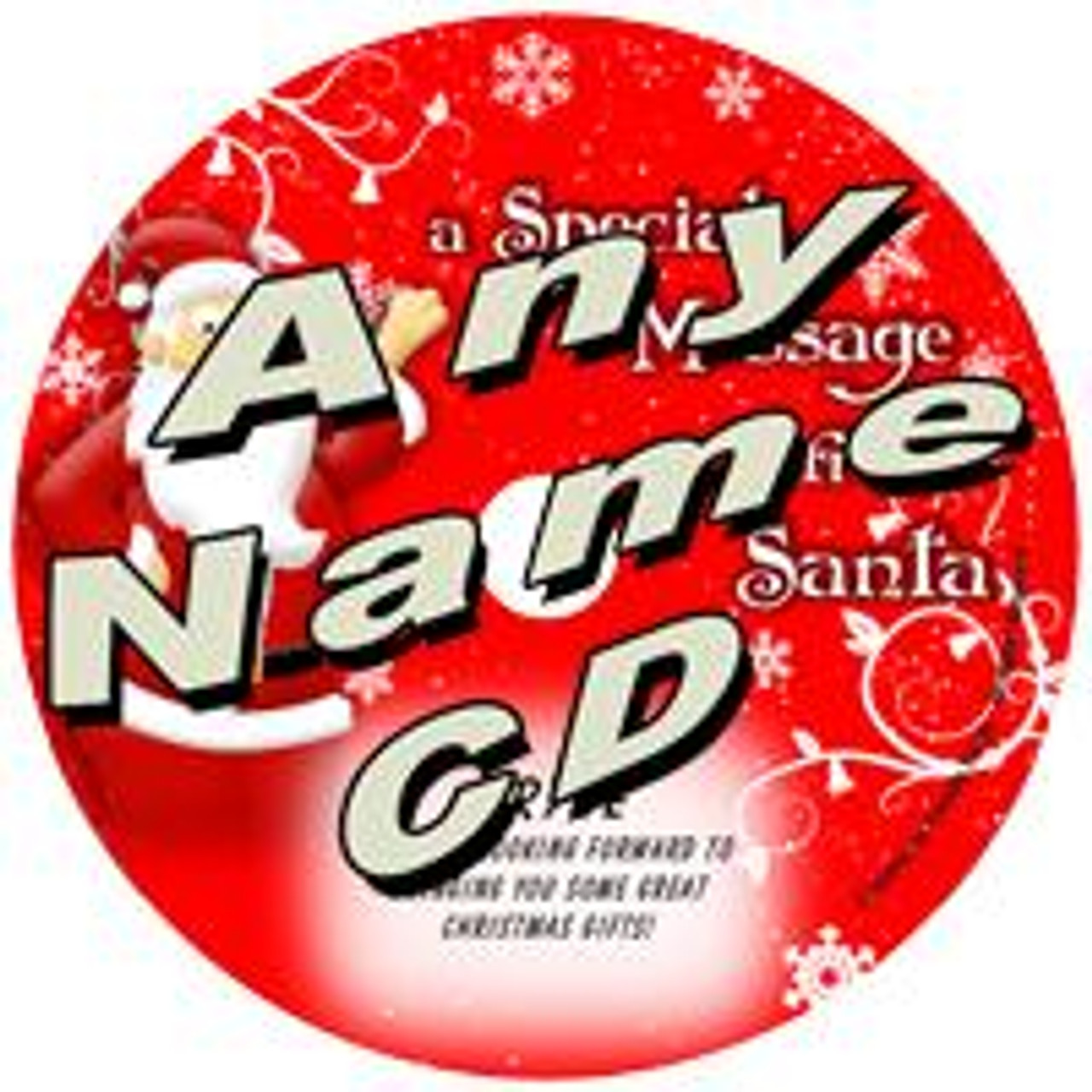 CUSTOM NAME Santa Message Personalized Christmas Childrens Music CD