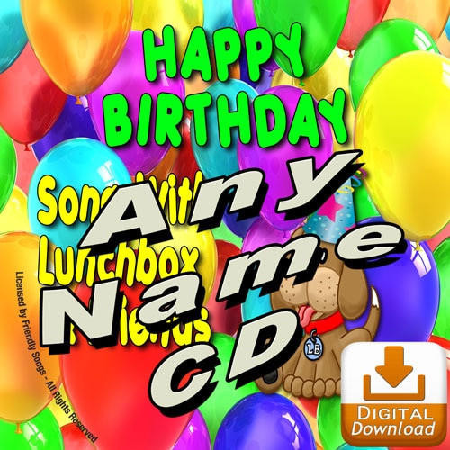 Cover for Happy Birthday music CD Cover for Happy Birthday music CD
