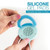 A person holding the silicone gel pads A person holding the silicone gel pads
