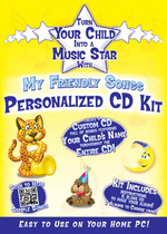 My Friendly Songs Personalized CD Kit - Personalized Friendly Songs