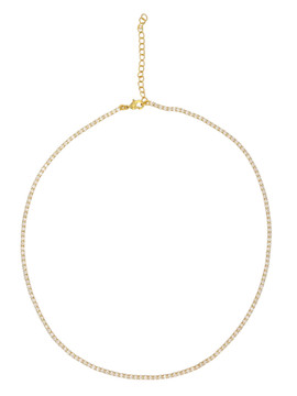 Sonne Tennis Necklace Gold