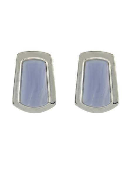 Sonne Aria Blue Lace Agate Earrings