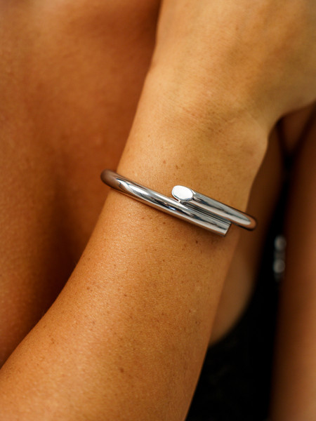 Sonne Kai Silver Bangle