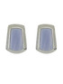 Sonne Aria Blue Lace Agate Earrings