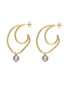 Sonne Bella Gold/Pearl Earrings