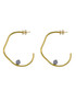 Sonne Charlotte Earrings Blue Lace Agate