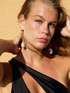Rain Gold Chain Pearl Drop Earrings