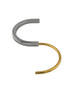 Sonne Ruby Two Tone Bangle