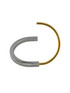 Sonne Ruby Two Tone Bangle