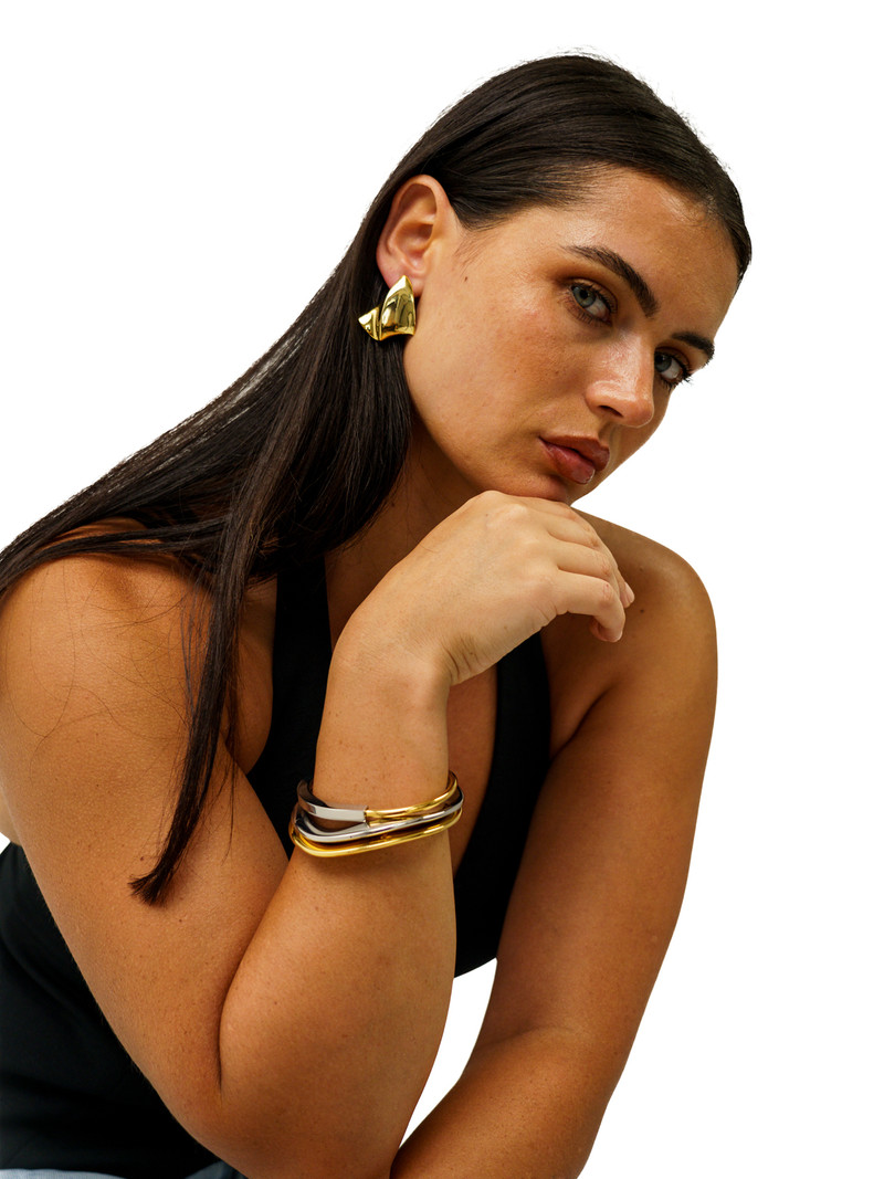 Sonne Asha Gold Earrings