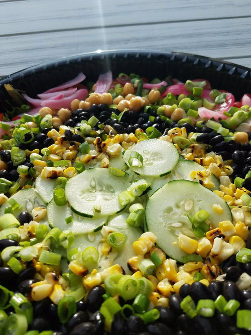 *DIY Fajita Salad Bar Post Exchange Catering Online Ordering