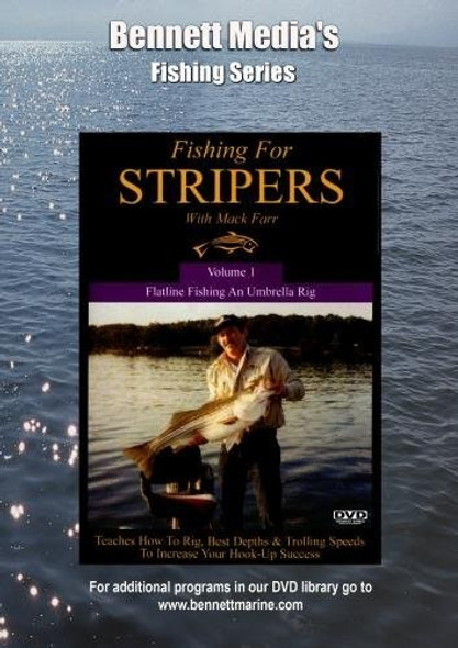 Fishing For Stripers: Flatline Fishing An Umbrella DVD