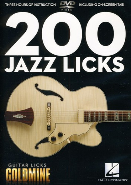 Guitar Licks Goldmine: 200 Jazz Licks DVD