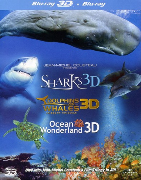 Jean-Michel Cousteau 3D Film Trilogy Blu-Ray 3-D