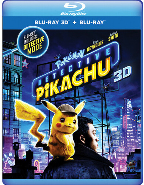 Pokemon Detective Pikachu Blu-Ray 3-D