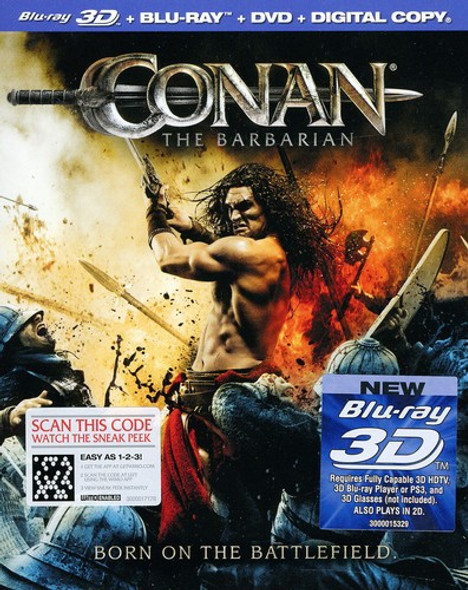 Conan The Barbarian (2011) (3D) Blu-Ray 3-D