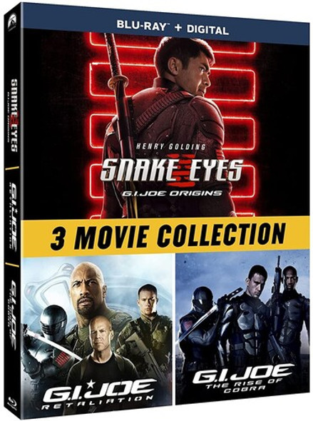 Snake Eyes: Gi Joe Origins: 3-Movie Collection Blu-Ray