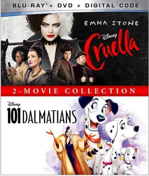 Cruella & 101 Dalmatians (Animated): 2-Movie Coll Blu-Ray