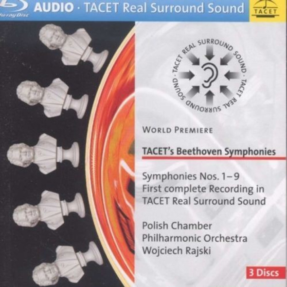 Tacet'S Beethoven Symphonies Nos. 1-9 Blu-Ray Audio