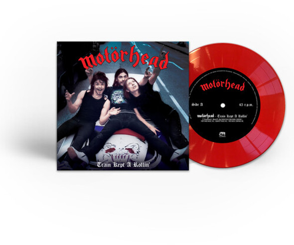 Motorhead / Lemmy Train Kept A-Rollin' (Red) 7-Inch Single Vinyl