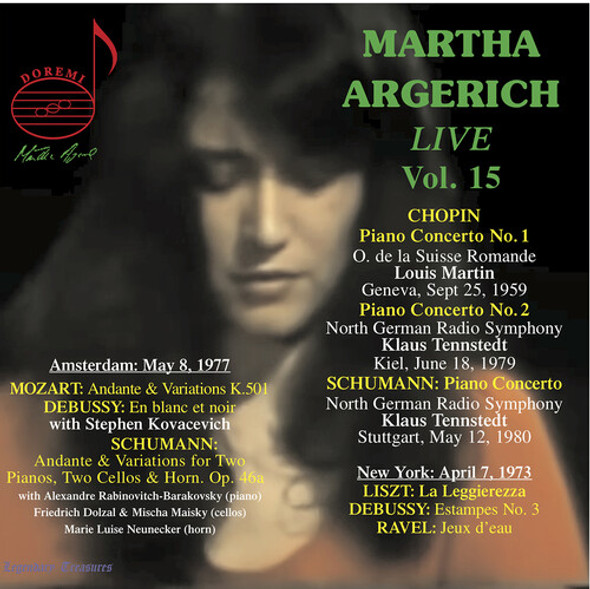 Bartok / Chopin / Debussy Martha Argerich Live Vol. 15 CD