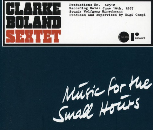 Clarke,Kenny / Boland,Francis Music For The Small Hours CD