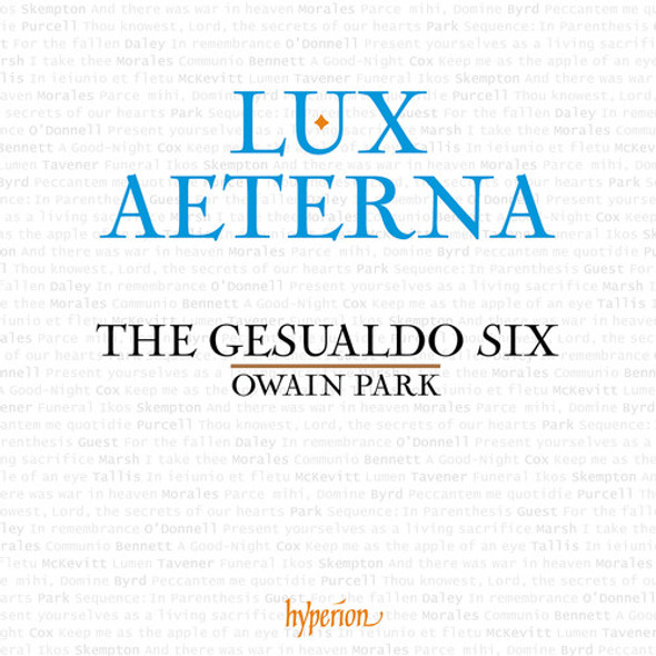 Gesualdo Six / Park,Owain Lux Aeterna CD