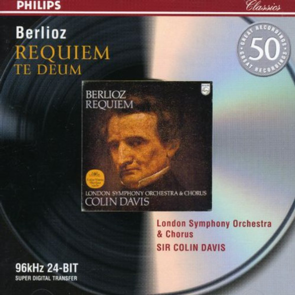 Berlioz / Dowd / Tagliavini / Kynaston / Davis Requiem Op 5 / Te Deum Op 22 CD