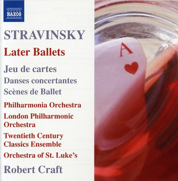 Stravinsky / Pao / Lpo / Craft Later Ballets: Jeu De Cartes Danses Concertantes CD