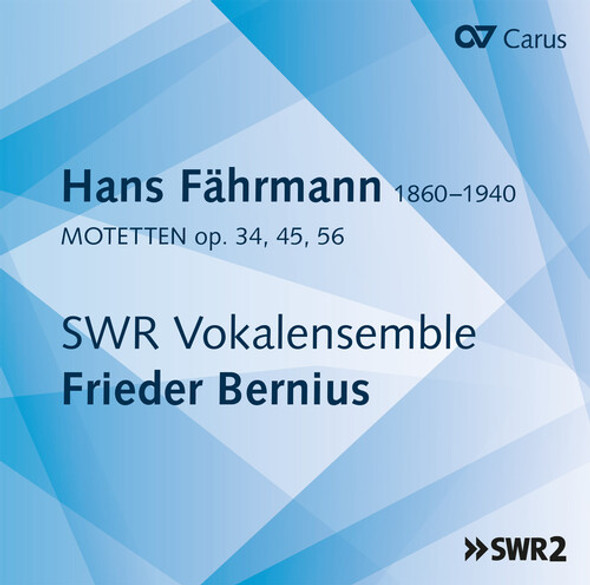 Fahrmann / Swr Vokalensemble Stuttgart / Bernius Motets 34 / 45 / 56 CD