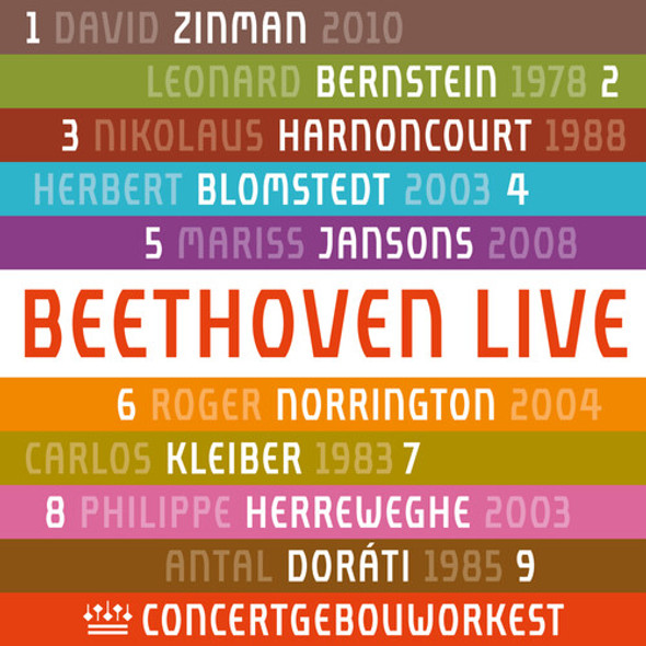 Concertgebouworkest Beethoven: Symphonies Nos. 1 - 9 CD