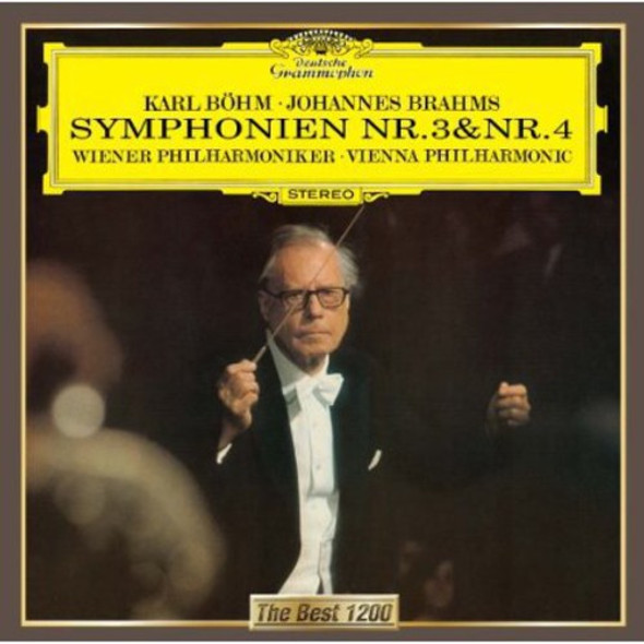 Bohm,Karl Brahms: Symphonies Nos. 3 & 4 CD