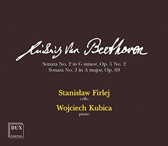 Beethoven / Firlej / Kubica Cello Sonatas 2 & 3 CD