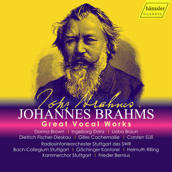 Brahms / Stuttgart / Braun Great Vocal Works CD