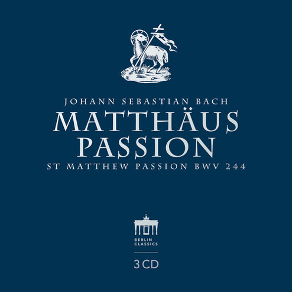 Bach,J.S. / Mauersberger / Adam St Matthew Passion CD