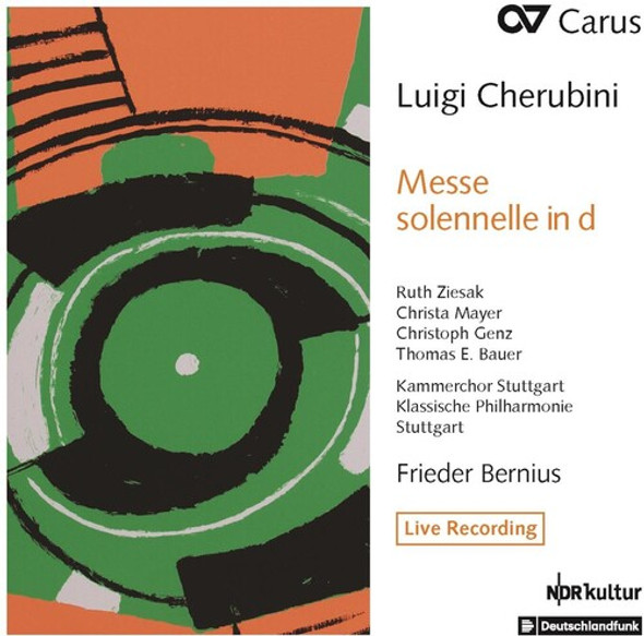 Cherubini / Kammerchor Stuttgart / Bernius Messe Solennelle In D CD