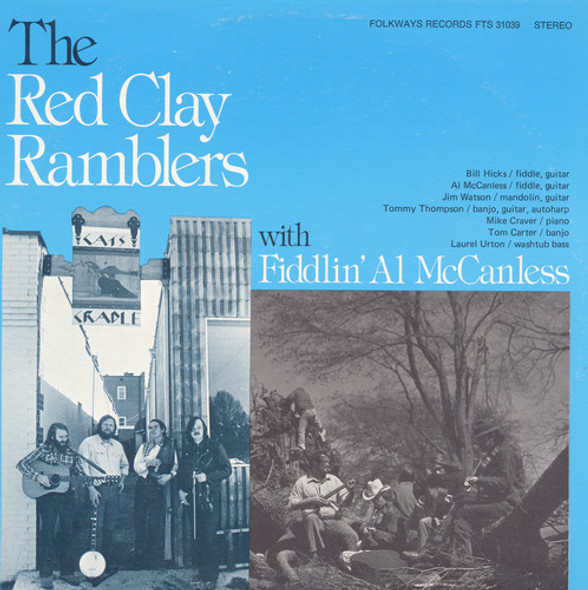 Red Clay Ramblers Red Clay Ramblers With Fiddlin' Al Mccanless CD